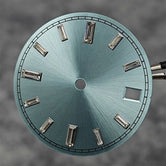 28.5mm Watch Dial Stone Diamond Nail Sunburst Watch Faces No Luminous Accessory Suitable for NH35 / NH36 Movement