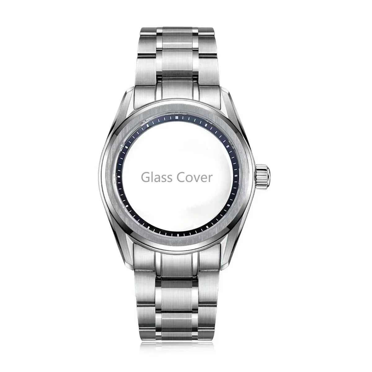 Premium 40mm GS GMT Case Sapphire AR High Quality Tape NH35 GMT NH34 Movement Automatic Mechanical Luxury Men's Watch 33.5MM Dial