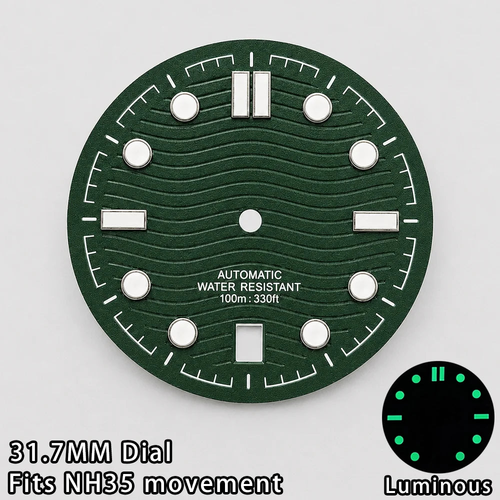 42mm NEW Seamaster Case with 31.5mm Dial 38mm bezel insert Fits NH35 movement Sapphire Stainless steel 10bar
