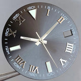 Wimbledon Style Roman Numeral Sunburst Dial 29mm Watch Dial Face For NH35 NH36 NH38 Movement Watch Replacement Part