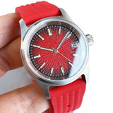 Blue Red Multicolor Dial Tandorio Swim 36mm NH35A 200M Waterproof Diving Automatic Men Watch Luminous Sapphire Glass Pilot Style