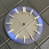 31.8MM Watch Dial Green Luminous Transparent Film No Calendar Window No Date Watch Faces Modified Accessories for NH70 Movement