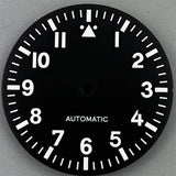 29mm NH35 Watch Dial White Black Blue Dial Green Luminous Fit TMI NH35 NH36 ETA2824 Mingzhu DG2813 Miyota8215 PT5000 Movement