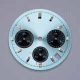 29.5mm VK63 Dial Chronograph Green Luminous High Quality Watch Modification Accessories