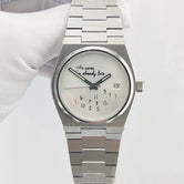 Special Dial PRX Watch Seiko nh35 Who cares i'm already late  Sapphire 40MM 5Bar Dress