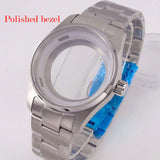 36mm/39mm Pilot Collection Watch Case Sapphire Glass 200m Waterproof Glass Back For NH35 NH36 ETA2824 PT5000 Movement