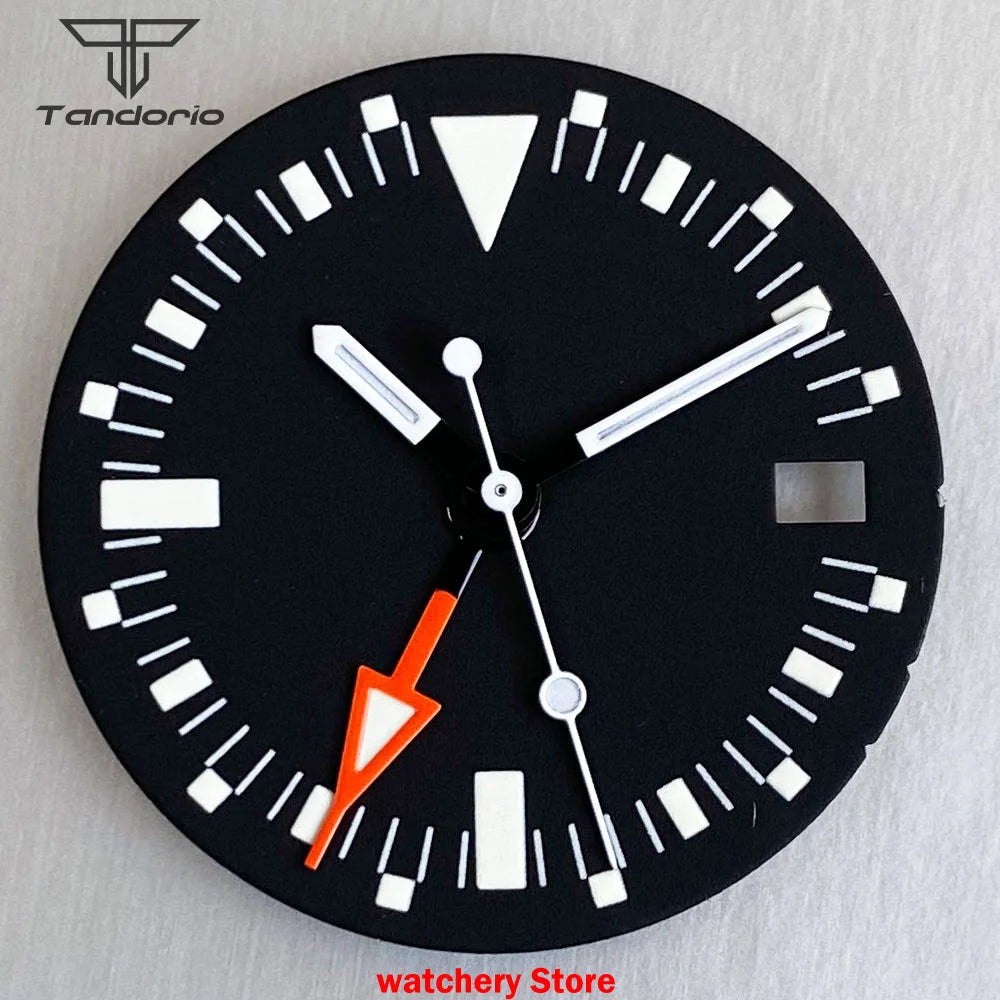 29mm NH34 GMT watch dial Vintage Orange MarksMod Watch Accessories Fit NH34 NH34A Movement Watch Parts Tool Set