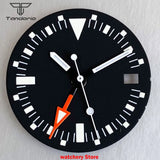 29mm NH34 GMT watch dial Vintage Orange MarksMod Watch Accessories Fit NH34 NH34A Movement Watch Parts Tool Set