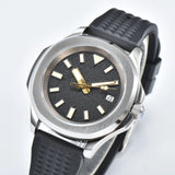 Aquanuat Watch TD901 40mm Dress Watch  sapphire Luminous  5ATM Glassback pvd gold black