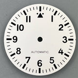 29mm NH35 Watch Dial White Black Blue Dial Green Luminous Fit TMI NH35 NH36 ETA2824 Mingzhu DG2813 Miyota8215 PT5000 Movement