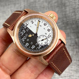 36mm Sub second Pilot Watch Tandorio TD922 ST1701 AUTOMATIC Steel/titanium/ Solid bronze Sapphire 10ATM