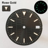 151 type of dials Submariner 28.5mm dial with calendar window suitable for NH35 movement luminous dial can support DIY dial customization name/logo