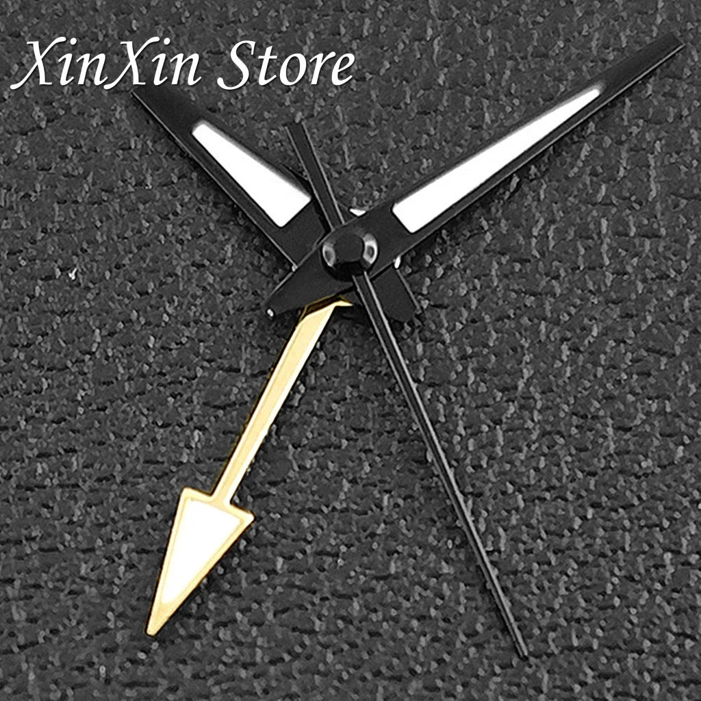 GS 4 Pointers NH34A GMT Watch Hands C3 Green Luminous Watch Needles for NH34 NH35 NH36 NH38 Movement