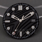 31mm Watch Dial and hands for Seamaster 300 Luminous Needles Dial fit NH35 NH36 Movement