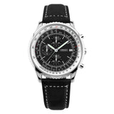 Air Chronograph Watch Corgeut 9001 VK67 Quartz Stainless Steel Watch 45mm  10Bar Luminous