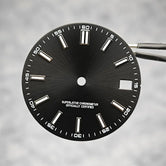 NH35 ウォッチダイヤル 28.5mm ログモディファイドダイヤル BGW9 ブルーグリーン ルミナスウォッチフェイス モディファイドウォッチアクセサリー NH35 NH36 ムーブメント用