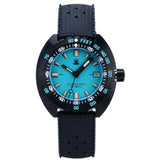 44mm Tactical Frog Black SUB 300T Automatic Watch TMI NH35 20ATM BGWQ-9 Luminous AR Sapphire
