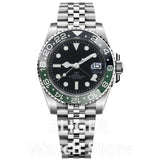 40mm Quartz GMT Submariner Ronda 515 24H Movement Ceramic Sapphire Glass 10Bar Waterproof C3 luminous