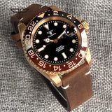 Tandorio TD232B Solid CUSN8 Bronze Watch NH35A PT500040mm Sapphire Submariner Yachtmaster