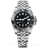 40mm Quartz GMT Submariner Ronda 515 24H Movement Ceramic Sapphire Glass 10Bar Waterproof C3 luminous