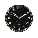 36mm Quartz Titanium Watch Case Pilot For Seiko VH31 Quartz Movement Sapphire 10BAR