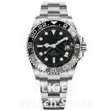 40mm Quartz GMT Submariner Ronda 515 24H Movement Ceramic Sapphire Glass 10Bar Waterproof C3 luminous