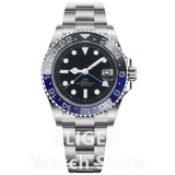 40mm Quartz GMT Submariner Ronda 515 24H Movement Ceramic Sapphire Glass 10Bar Waterproof C3 luminous