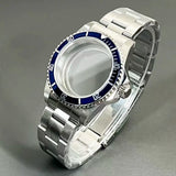 Retro Diver case 39mm,10bar waterproof stainless steel sapphire crystal case, suitable for NH34, NH35, NH36 mechanical movement accessories