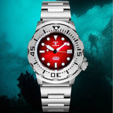 42mm Monster Dive Watch Tandorio TD254K 20Bar NH35A Men Automatic AR Sapphire 3.8 o'clock Crown