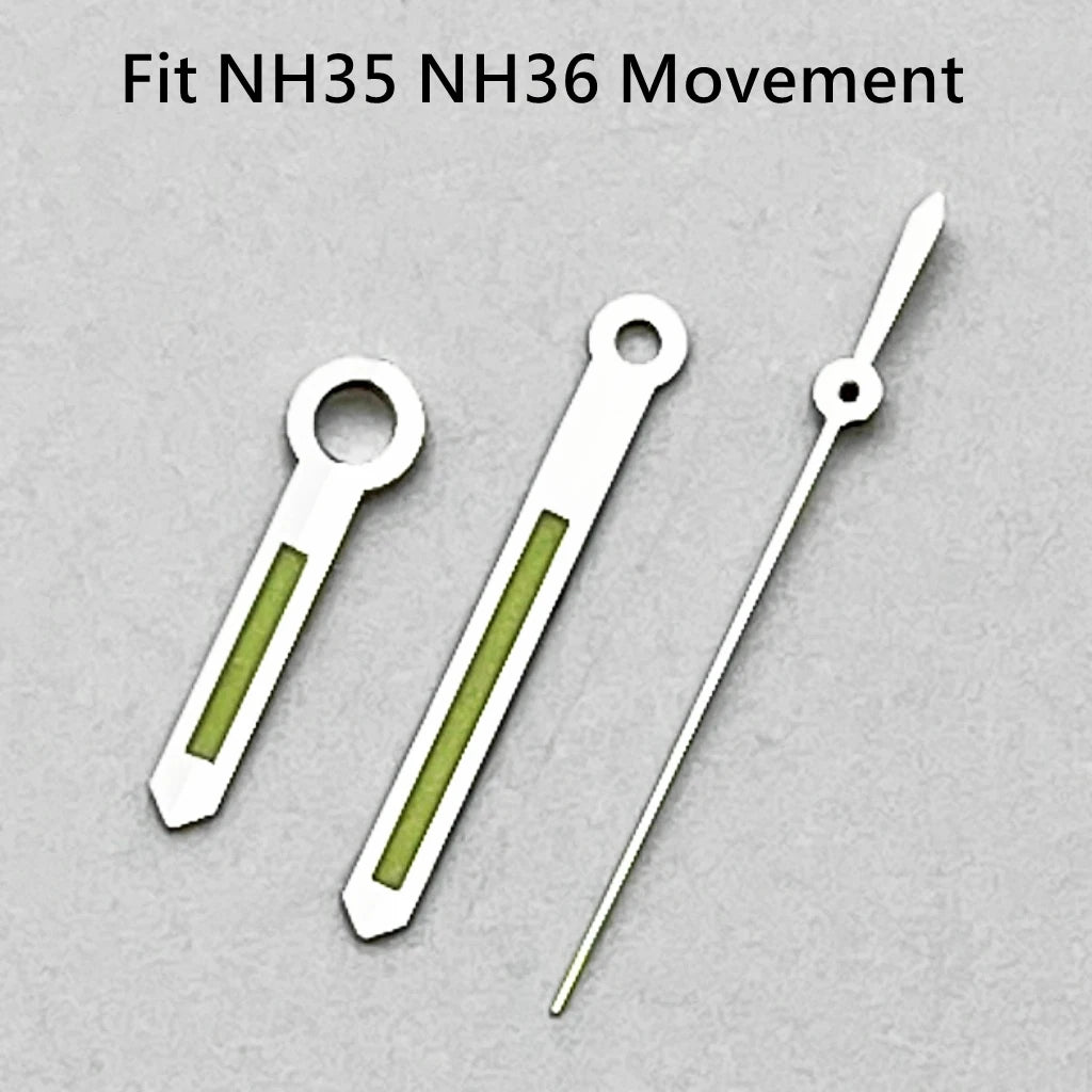 NH35 Hands Silver/Blue Watch Hands Fit NH35 NH36 PT5000 ETA2836 2824 DG2813 3804 Miyota8215 8205 821A Movement Watch Accessories