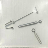 VK63 watch dial Non Logo Royal Oak dial 31.8mm waffle texture Chronograph Face 6 Hands fit for Quartz VK63 movement watch accessories