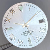 Wimbledon Style Roman Numeral Sunburst Dial 29mm Watch Dial Face For NH35 NH36 NH38 Movement Watch Replacement Part