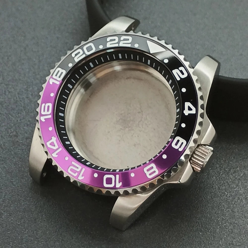 40.5mm Submariner Case GMT with Chapter Ring for NH34 NH35 NH36 Movement Sapphire 10ATM