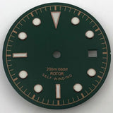 30.5mm Dial For 41MM Black Bay Mod Green Luminous  NH35 NH36 ETA2836/2824 Miyota8205/8215/821A