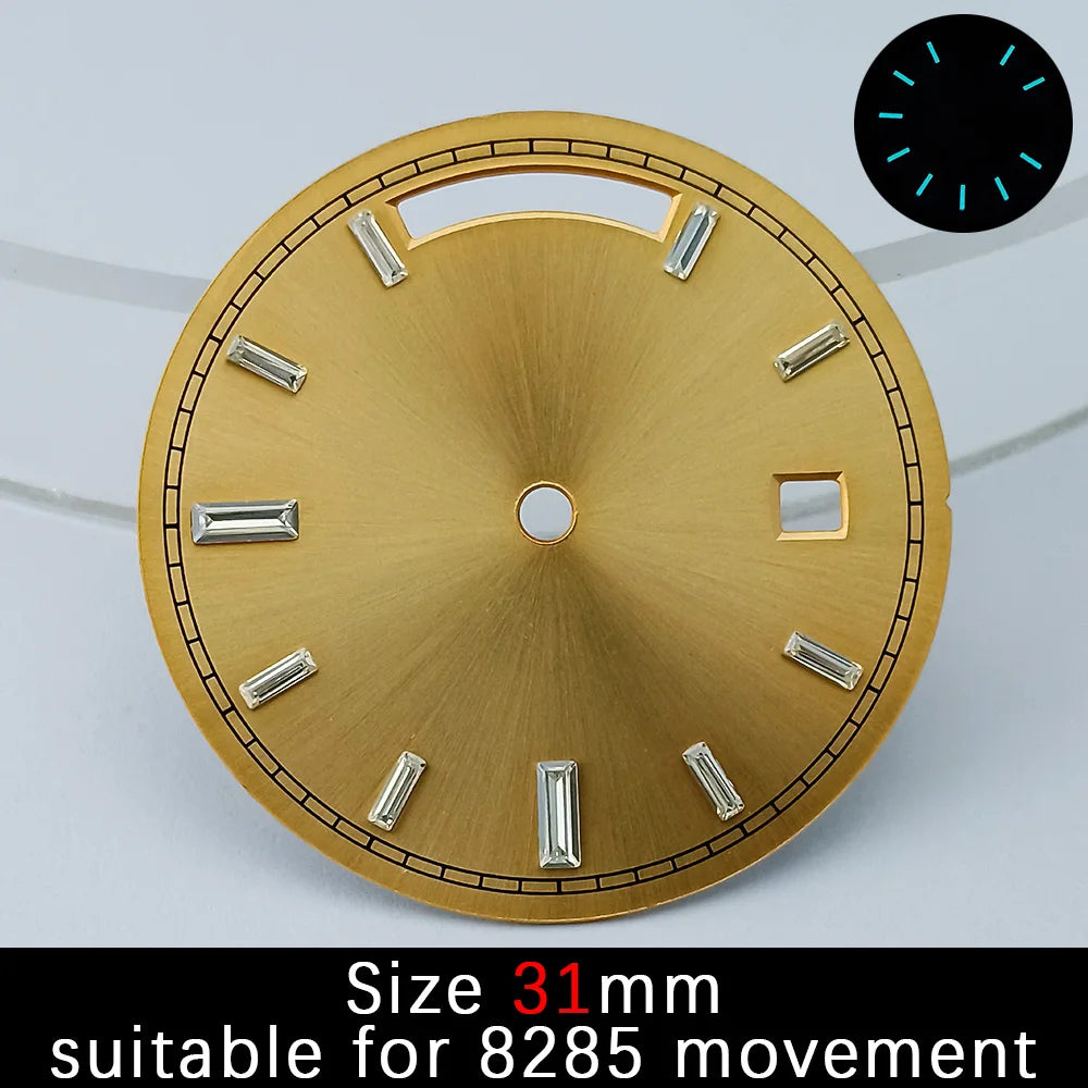 40MM M8285 Watch Case M8215 Watch 316L stainless steel strap Sapphire mirror and stainless steel case accessories for 8285 movement