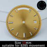 40MM M8285 Watch Case M8215 Watch 316L stainless steel strap Sapphire mirror and stainless steel case accessories for 8285 movement