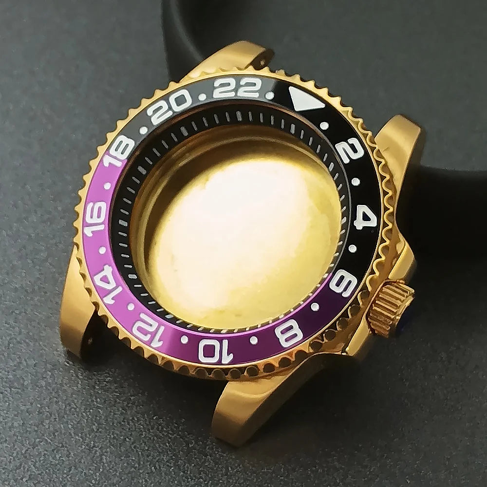 40.5mm Submariner Case GMT with Chapter Ring for NH34 NH35 NH36 Movement Sapphire 10ATM