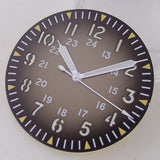 33.5mm Sandwich Watch Dial Grey Red Blue Green Dial Luminous Fit NH35 NH36 ETA2824 PT5000 ST2130 Diver Watch Case White Hand Set