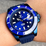 Blue Diver Tandorio TD203B Japan NH35 Automatic Sunburst 316L Stainless Steel Sapphire 20Bar