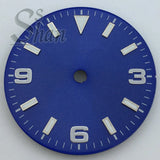 Explore watch dial 29mm dial with 369 digital stripe indices is suitable for the NH35 NH36 Miyota8215 821A ETA28242836 PT5000 DG2813 movement parts