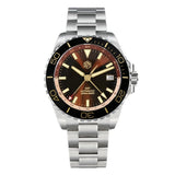 San Martin GMT Dive Watch SN0136 39mm NH34 Automatic Sunburst Enamel Dial AR Sapphire C3 Green Luminous