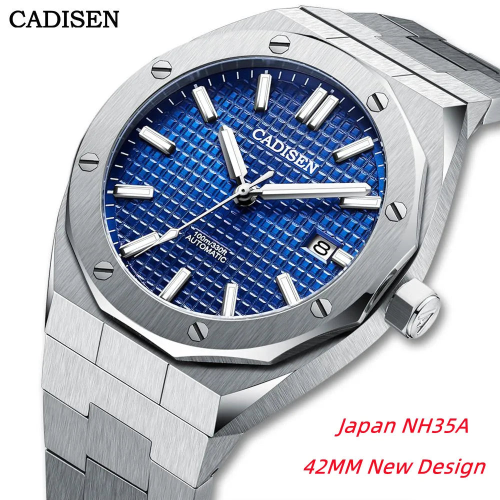 Cadisen Royal Oak C8193 Japan NH36A 42MM Sapphire 10Bar Business