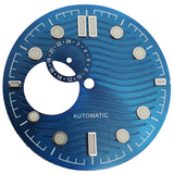 NH39 Watch Dials 31mm Subsecond dial  Hands Green Luminous  Watch Accessories Parts