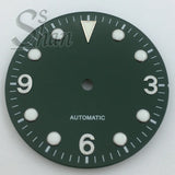 Explore watch dial 29mm dial with 369 digital stripe indices is suitable for the NH35 NH36 Miyota8215 821A ETA28242836 PT5000 DG2813 movement parts