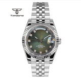 Tandorio Day Date Watch TD139 Seiko NH36 39mm / 36mm Sunburst Sapphire 10Bar