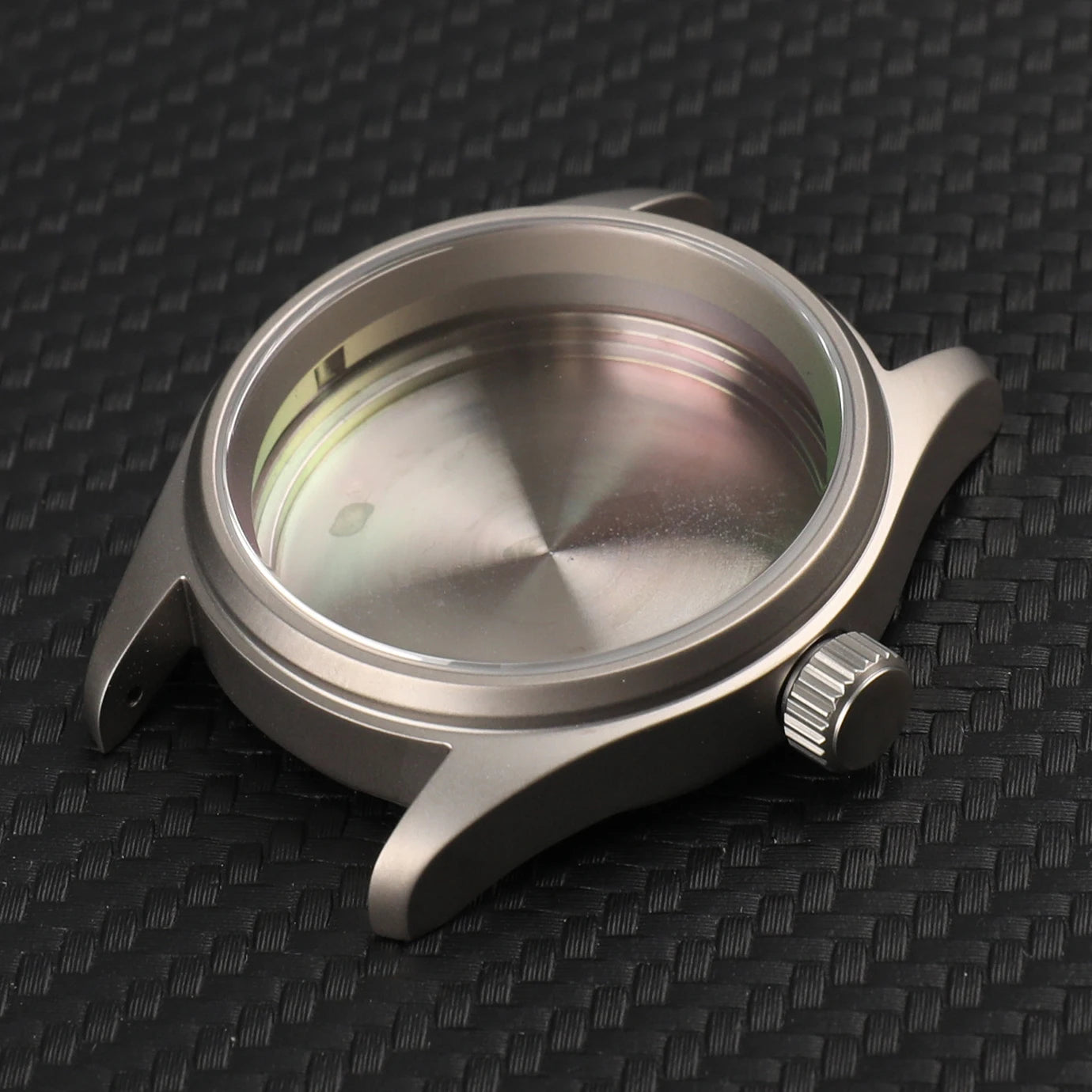36mm Quartz Titanium Watch Case Pilot For Seiko VH31 Quartz Movement Sapphire 10BAR