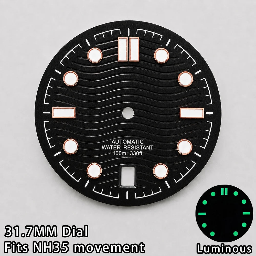 42mm NEW Seamaster Case with 31.5mm Dial 38mm bezel insert Fits NH35 movement Sapphire Stainless steel 10bar