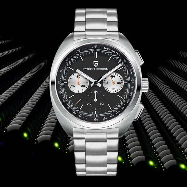 PAGANI DESIGN 2024 NEW Turtle Back Chronograph 1782 10bar Quartz Watch 40mm