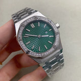 Diamon watch for Women 31mm Octogon AP Quartz Watch Japanese VJ24 5ATM Sapphire