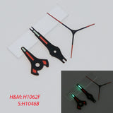 New Color Matching 1062 Special Air Design Super C3 Green Luminous  Fit Japan NH34 35 36 38 70 Movement SKX007 Watch Hands